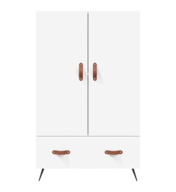 Buffet haut blanc 69,5x31x115 cm bois d'ingénierie