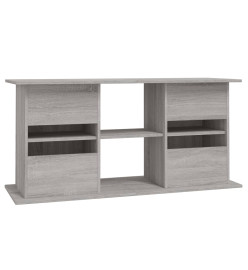 Support pour aquarium sonoma gris 121x41x58cm bois d'ingénierie