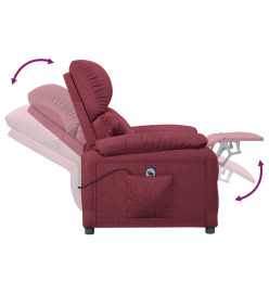 Fauteuil Rouge bordeaux Tissu