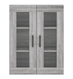 Armoires murales 2 pcs sonoma gris bois d'ingénierie