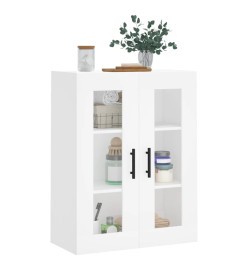 Armoire murale blanc 69,5x34x90 cm