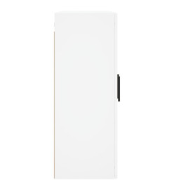 Armoire murale blanc 69,5x34x90 cm