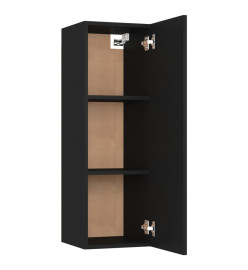 Ensemble de meubles TV 5 pcs Noir Bois d'ingénierie