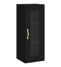 Armoire murale noir 34,5x34x90 cm