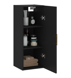 Armoire murale noir 34,5x34x90 cm