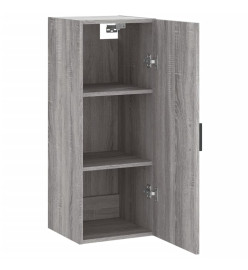 Armoire murale sonoma gris 34,5x34x90 cm