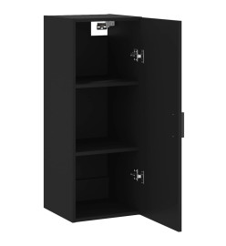 Armoire murale noir 34,5x34x90 cm