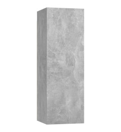 Ensemble de meubles TV 3 pcs Gris béton Aggloméré