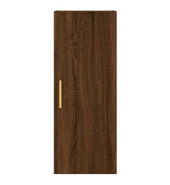 Armoire murale chêne marron 34,5x34x90 cm