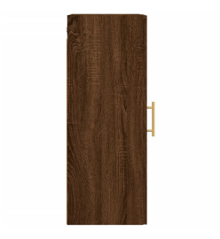 Armoire murale chêne marron 34,5x34x90 cm