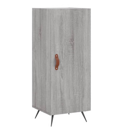 Buffet haut Sonoma gris 34,5x34x180 cm Bois d'ingénierie