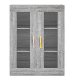 Armoires murales 2 pcs sonoma gris bois d'ingénierie