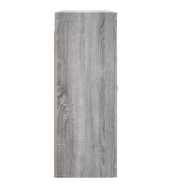 Armoires murales 2 pcs sonoma gris bois d'ingénierie