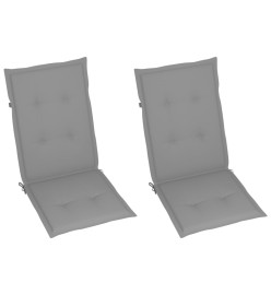 Chaise à bascule avec coussin Bambou