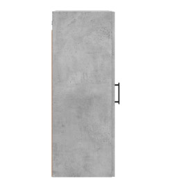 Armoire murale gris béton 34,5x34x90 cm