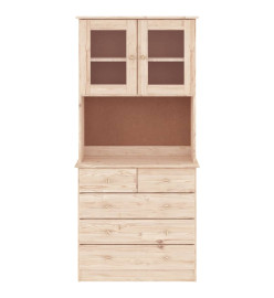 Buffet ALTA 77x35x165 cm bois massif de pin