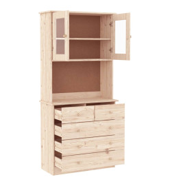 Buffet ALTA 77x35x165 cm bois massif de pin