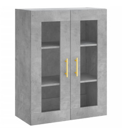 Armoire murale gris béton 69,5x34x90 cm