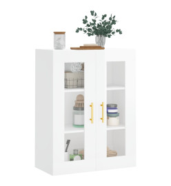 Armoire murale blanc brillant 69,5x34x90 cm