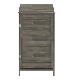 Remise de jardin Anthracite 55x52x112 cm Bois de sapin solide