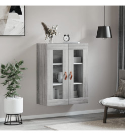 Armoire murale sonoma gris 69,5x34x90 cm