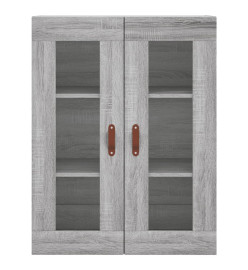 Armoire murale sonoma gris 69,5x34x90 cm