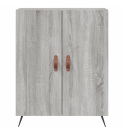 Buffet haut Sonoma gris 69,5x34x180 cm Bois d'ingénierie