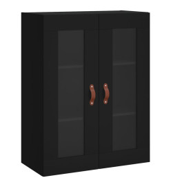 Armoire murale noir 69,5x34x90 cm