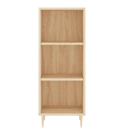 Buffet haut Chêne sonoma 34,5x34x180 cm Bois d'ingénierie