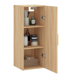 Armoire murale chêne sonoma 34,5x34x90 cm