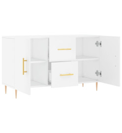 Buffet blanc 100x36x60 cm bois d'ingénierie