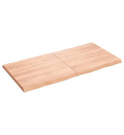 Dessus de table bois chêne massif traité bordure assortie