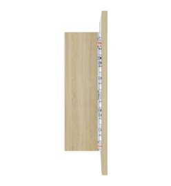 Armoire à miroir à LED de bain Chêne sonoma 40x12x45 Acrylique