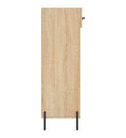 Armoire à chaussures chêne sonoma 60x35x105cm bois d'ingénierie