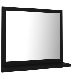 Miroir de salle de bain Noir 40x10,5x37 cm Aggloméré