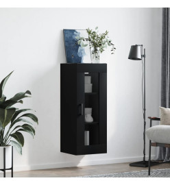 Armoire murale noir 34,5x34x90 cm