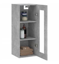 Armoire murale gris béton 34,5x34x90 cm