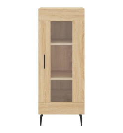 Buffet haut Chêne sonoma 34,5x34x180 cm Bois d'ingénierie