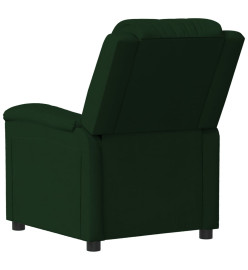 Fauteuil de massage Vert foncé velours