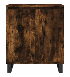 Buffet Chêne fumé 60x35x70 cm Bois d'ingénierie