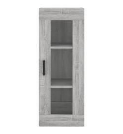 Buffet haut Sonoma gris 34,5x34x180 cm Bois d'ingénierie