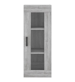 Buffet haut Sonoma gris 34,5x34x180 cm Bois d'ingénierie