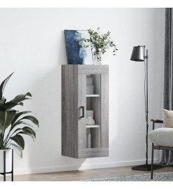 Armoire murale sonoma gris 34,5x34x90 cm