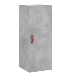 Armoire murale gris béton 34,5x34x90 cm