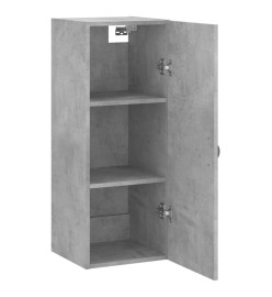 Armoire murale gris béton 34,5x34x90 cm