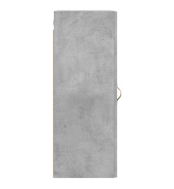 Armoire murale gris béton 34,5x34x90 cm