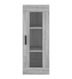 Buffet haut Sonoma gris 34,5x34x180 cm Bois d'ingénierie