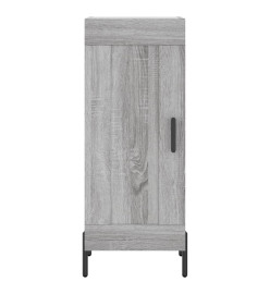 Buffet haut Sonoma gris 34,5x34x180 cm Bois d'ingénierie