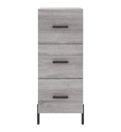 Buffet haut Sonoma gris 34,5x34x180 cm Bois d'ingénierie