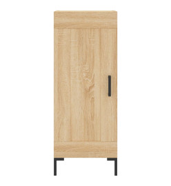 Buffet haut Chêne sonoma 34,5x34x180 cm Bois d'ingénierie